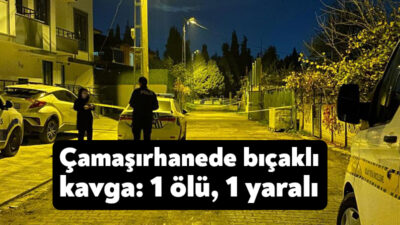 Kocaeli’nin Kartepe ilçesinde bir çamaşırhanede çalışanlar arasında çıkan bıçaklı kavgada