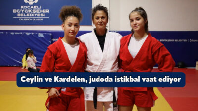 Kocaeli Büyükşehir Belediyesi Kağıtspor çatısı altında judo yapan Ceylin Mutiş