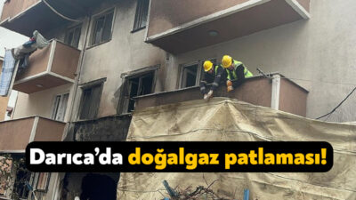 Darıca’nın Emek Mahallei’nde doğalgaz patlaması meydana geldi. 10 sokakta kesinti