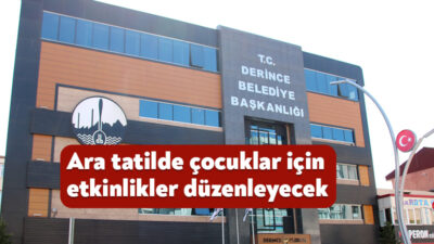 Derince Belediyesi, öğrencilerin ara tatili hem eğlenceli hem de verimli