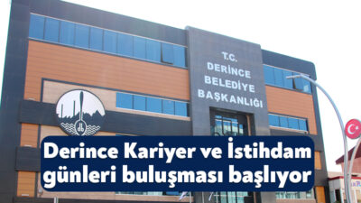 Derince Belediyesi tarafından üçüncüsü düzenlenecek olan Kariyer ve İstihdam Günleri