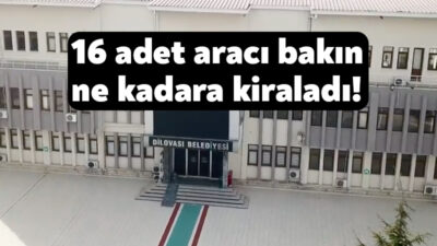 Dilovası Belediyesi, bir yıl süreyle kullanmak için 16 adet araç