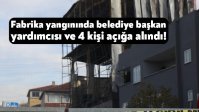 Kocaeli'nin Dilovası ilçesinde 6 kişinin hayatını kaybettiği parfüm dolum tesisindeki
