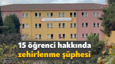 Kocaeli'nin Gebze ilçesinde mide bulantısı ve kusma şikayetiyle hastaneye kaldırılan