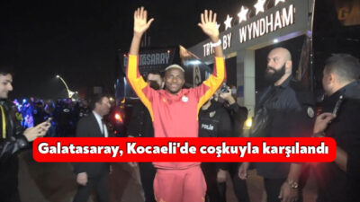 Trendyol Süper Lig'in 12. haftasında Galatasaray yarın deplasmanda oynayacağı Kocaelispor