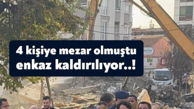 Kocaeli'nin Gebze ilçesinde 4 kişiye mezar olan 7 katlı binanın