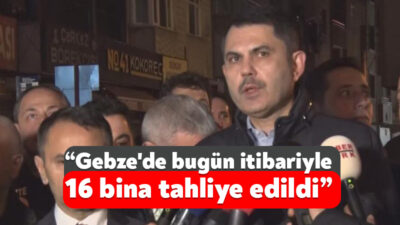 Çevre, Şehircilik ve İklim Değişikliği Bakanı Murat Kurum, Kocaeli'nin