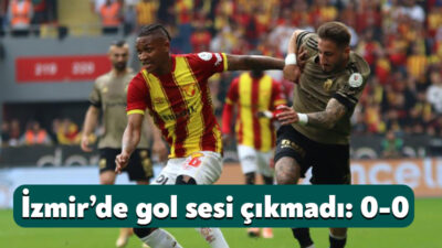 Trendyol Süper Lig’in 13. haftasında Göztepe, sahasında karşılaştığı Kocaelispor ile