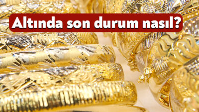 ABD’de yaşanan ekonomik hareketliliğin ardından yeni güne altın piyasası damga