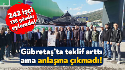 Körfez’de faaliyetlerini sürdüren Gübretaş Fabrikası’nda bir süre önce toplu sözleşme
