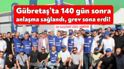 Petrol-İş Sendikası Kocaeli Şubesi’nin Örgütlü olduğu Körfez GÜBRETAŞ fabrikasında 140