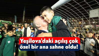 Hasan Doğan Bilgievi ve Sporcu Gençlik Eğitim Merkezi’nin açılışında çocuklara