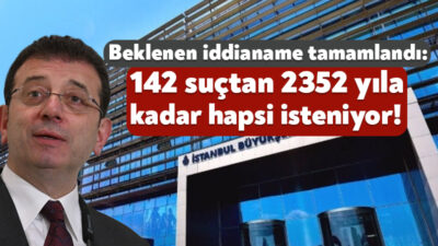 İstanbul Büyükşehir Belediyesi’ne yönelik olarak yürütülen soruşturmada iddianame süreci tamamlandı.