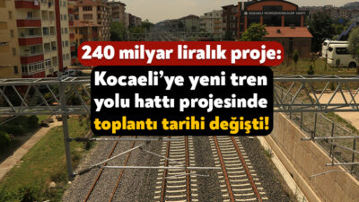Ulaştırma ve Altyapı Bakanlığı’nın İstanbul- Kocaeli arasına yapmaya hazırlandığı demiryolu