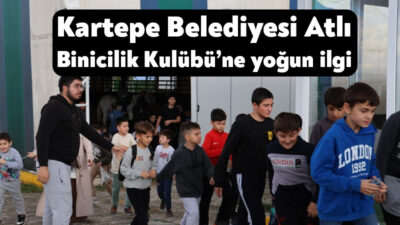 Kartepe Belediyesi Atlı Binicilik Kulübü, ara tatil boyunca yoğun ilgi