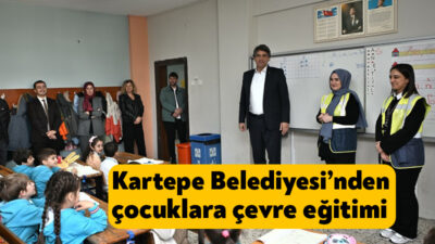 Kartepe Belediyesi, öğrencilerde çevre bilincini artırmak ve geri dönüşüm alışkanlığını