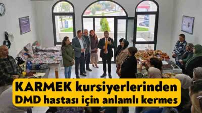 Kartepe Belediyesi KARMEK kursiyerleri, DMD hastası Uras Ege’ye destek olmak