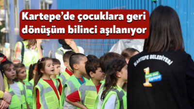 Kartepe Belediyesi, ilkokul öğrencilerine yönelik düzenlediği geri dönüşüm farkındalık eğitimlerine