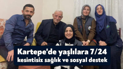 Kartepe Belediyesi'ne bağlı "Alo Evlat Sağlık Kulübü" ekipleri, ilçe genelinde