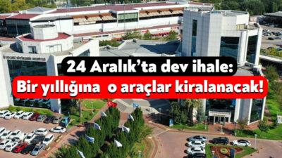 Kocaeli Büyükşehir Belediyesi, 2026 yılında kullanmak üzere iş makinesi ve