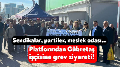 Kocaeli’de faaliyet gösteren Gübretaş’ta işçileri 122 gündür grevlerine devam ediyor.