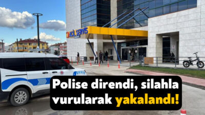 Gölcük'te hakkında yakalama kararı bulunan bir zanlı, emniyet ekiplerine bıçakla