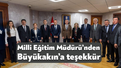 Kocaeli İl Milli Eğitim Müdürü Emrullah Aydın ve yöneticiler, Kocaeli