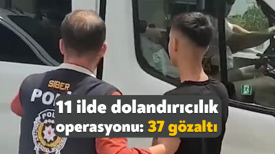Kocaeli merkezli 11 ilde düzenlenen eş zamanlı dolandırıcılık operasyonunda çok