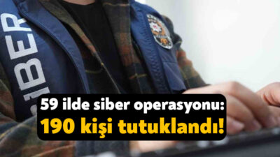 İçişleri Bakanı Ali Yerlikaya, siber suçlarla mücadele kapsamında 10 gündür