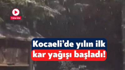 Kocaeli’nin kent merkezinde hafta sonu yağmur etkili oldu. Türkiye’nin ünlü
