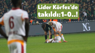 Trendyol Süper Lig’in 12’nci haftasında Kocaelispor sahasında Galatasaray’ı konuk etti.