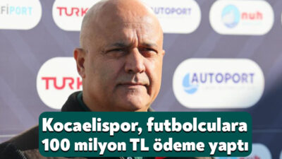 Futbolcu alacakları nedeniyle son günlerde gündeme gelen Kocaelispor'da bugün oyunculara