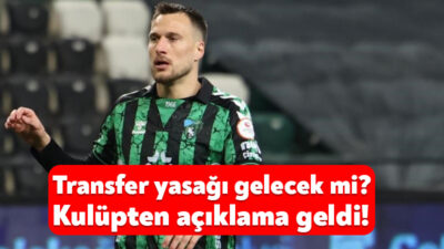 Trendyol Süper Lig ekibi Kocaelispor’dan eski oyuncusu Josip Vukovic’in alacaklarına