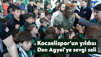 Kocaelispor'un Galatasaray galibiyetindeki golünü kaydeden Dan Agyei, katıldığı Kocaeli Spor
