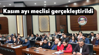 Körfez Belediyesi’nin kasım ayı meclisinde konuşan Başkan Söğüt, iki adeta
