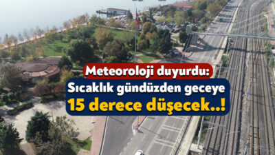 Meteoroloji Genel Müdürlüğü, Kocaeli’nin yeni haftadaki hava durumu raporunu yayınladı.