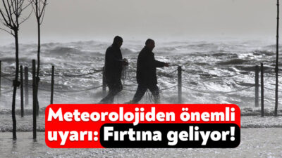 Meteoroloji Genel Müdürlüğü, bugün akşam saatlerinden sonra kent genelinde fırtına