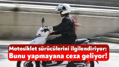Karayolları Trafik Yönetmeliği’nde yapılan değişiklikle birlikte bisiklet, motosiklet, elektrikli bisiklet
