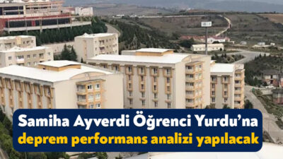 Kocaeli Üniversitesi çevresinde bulunan Samiha Ayverdi Kız Öğrenci Yurdu için