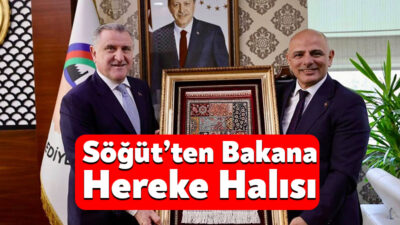 Körfez Kapalı Spor Salonu’nun temel atma töreni için Körfez’e gelen