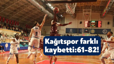 Türkiye Basketbol Ligi'nin 10. haftasında Kocaeli Büyükşehir Belediye Kağıtspor konuk