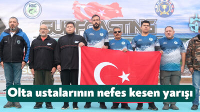 Kocaeli Büyükşehir Belediyesi’nin destekleriyle gerçekleştirilen “Uluslararası Kocaeli Surfcasting Balık Tutma