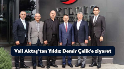 Kocaeli Valisi İlhami Aktaş, sanayi kuruluşlarına yönelik ziyaretleri kapsamında Yıldız