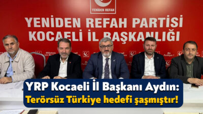 Yeniden Refah Partisi Kocaeli Olağan İl Yönetim Kurulu Toplantısı gerçekleştirildi.
