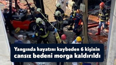 Kocaeli'nin Dilovası ilçesinde parfüm dolum tesisinde çıkan yangında hayatını kaybeden
