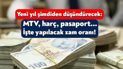 2026 yılında ehliyet, harç, pasapaport gibi fiyatların belirlenmesinde etkin olan