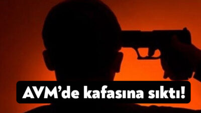 Kocaeli’de bir şahıs AVM’nin ortasında silahla intihar etti.