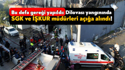 Çalışma ve Sosyal Güvenlik Bakanlığı, Dilovası’nda yaşanan ve can kayıplarına