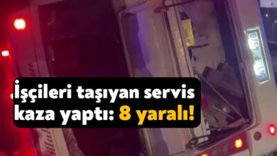 Gebze'de işçileri taşıyan midibüs ile otomobil çarpıştı. Kaza nedeniyle 1'i