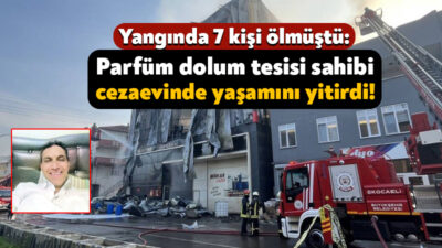 Dilovası’nda 8 Kasım 2025 tarihinde meydana gelen olayda parfüm dolum